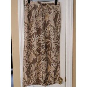 Tori Richard Loose Fitting Palm Leaf Hawaiian Pant